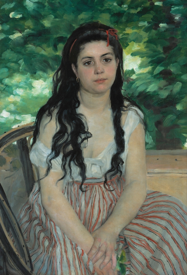 Auguste Renoir, En été / La bohémienne (1868)