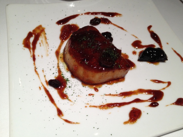 Foie with a sherry reduction
